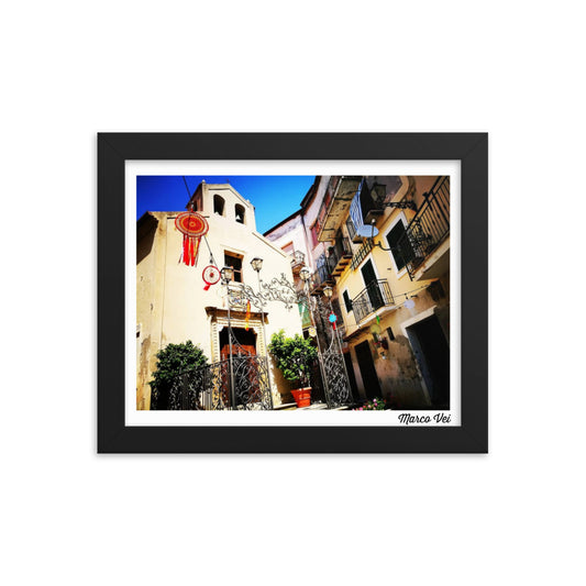 Belvedere (italy) - Framed photo paper poster by Marco Vei