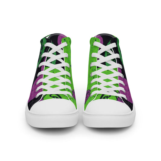 Women’s high top canvas shoes
