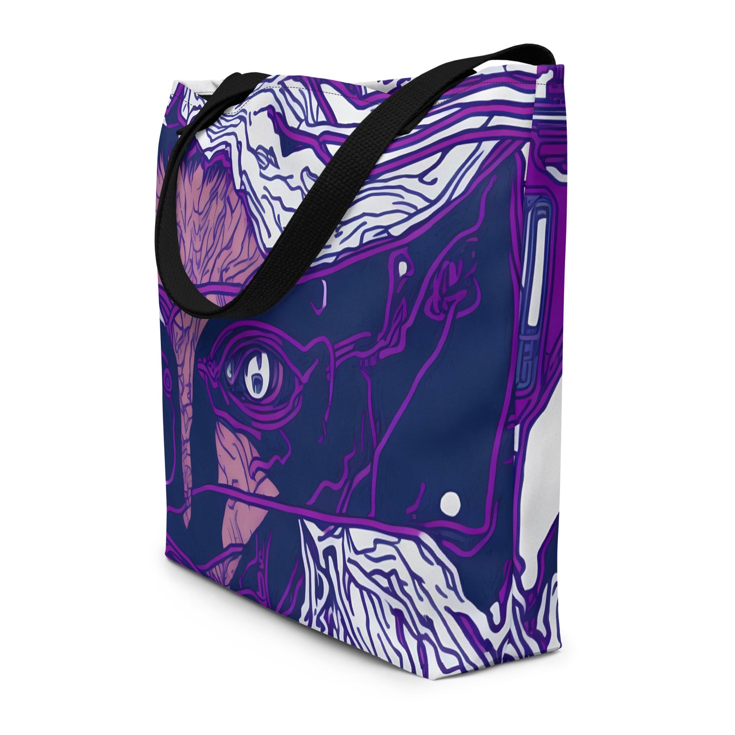 MG - All-Over Print Large Tote Bag