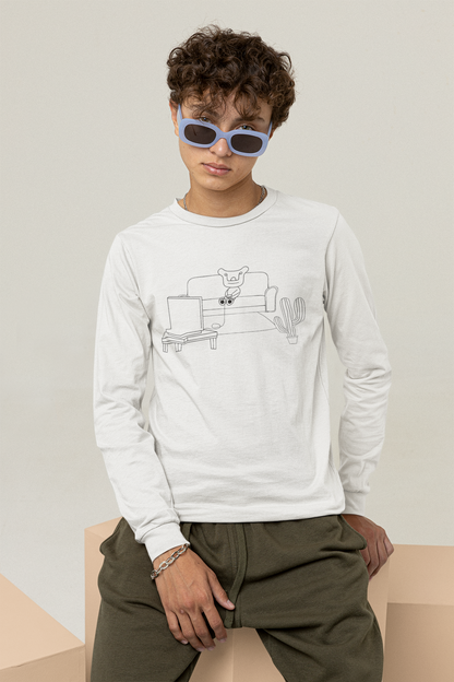 NERD INSIDE - Unisex Long Sleeve Tee