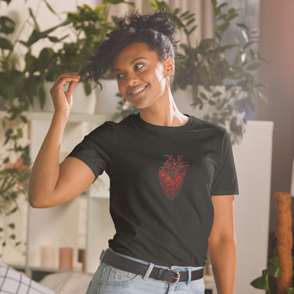 FLOWERS HEART - SOFTSTYLE T-SHIRT