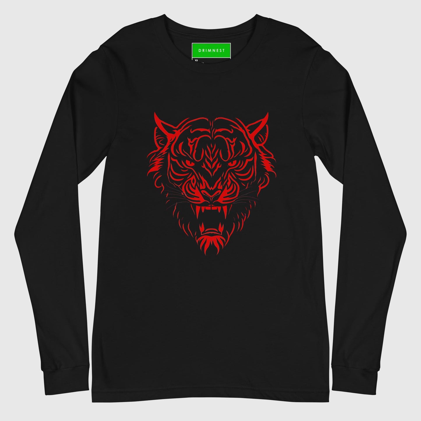 LEÓN ROJO - Camiseta unisex de manga larga